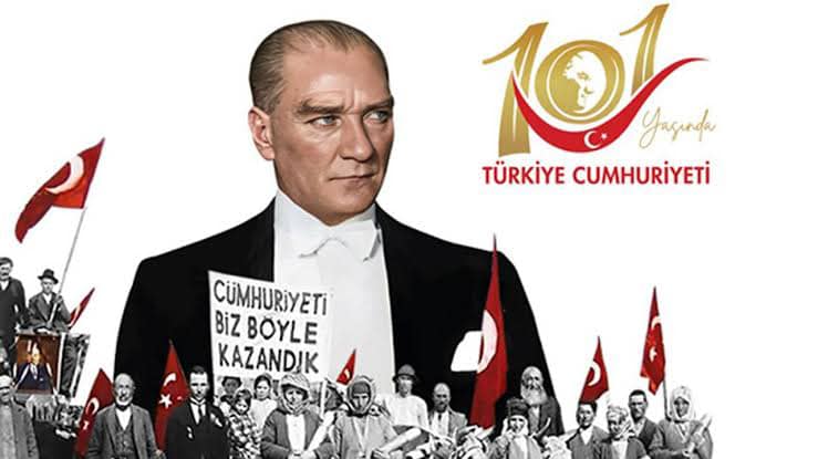 Kaymakamımız Sayın Emrah ASLAN' ın 29 Ekim Cumhuriyet Bayramı Mesajı